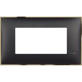 CLASSIA - COVER PLATE 4P BLACK GOLD