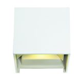 Wall Lamp White Square Greg