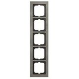 1725-298 Cover Frame Busch-axcent® concrete grey