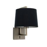 FRAME OLD GOLD WALL LAMP BLACK LAMPSHADE Ø215