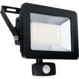 Floodlight - 50W 5500lm 4000K IP44  - Sensor - Sanan LED - Black