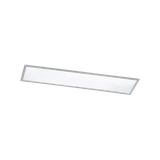 Phoenix LED ceiling lamp 120x30 cm brushed steel