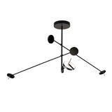 Pendant Invisible Triplex LED 27W 1534lm 3000K Black