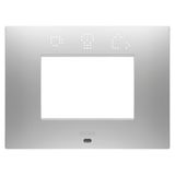 EGO SMART PLATE - IN PAINTED TECHNOPOLYMER - 3 MODULES - MAGNETIC GRAY - CHORUSMART