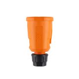 Hightech connector, SCHUKO, Elamid, orange, IP20, Typ 1580