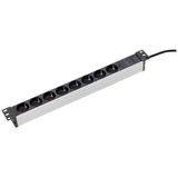 Power strip 19 inches
with shutter
Sockets 8
Cable