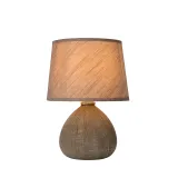 RAMZI Table Lamp E14 H26cm Brown