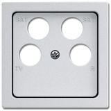 1743/10-04-83 CoverPlates (partly incl. Insert) future®, Busch-axcent® Aluminium silver