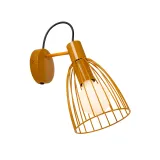 Lucide MACARONS - Pendant light - 1xE27 - Ocher Yellow