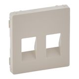 Cover plate Valena Life - double loudspeaker socket - ivory