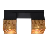 RENATE Ceiling Light  2x E27/40W Black/Gold