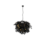 Leavy pendant 70 cm 4xE14 matt black