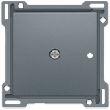 Finishing set for a 1-channel flush-mounting RF receiver with single-p