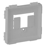 Cover plate Valena Life - TAE/TDO socket cover - aluminium