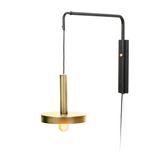 WHIZZ W/L EXTENSIBLE SATIN GOLD/BLACK 1xE27