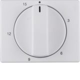 Centre plate for mechanical timer, arsys, p. white glossy