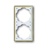 1722-73 Cover Frame 2gang(s) solar gold - impuls