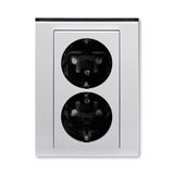 5522H-C03457 70 Shuko double socket outlet ; 5522H-C03457 70