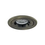 iCage Mini GU10 Die-Cast Fire Rated Downlight Antique Brass