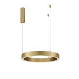 Triac Dimmable Brass Gold Aluminium   & Acrylic  LED 40 Watt 230 Volt  2153Lm 3000K IP20  D: 60 H: 200 cm Adjustable Height