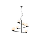 Pure pendant 6-pc E14 matt black