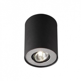 PILLAR single spot black 1x50W 230V