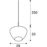 PANTILO CONVEX 29 40W 230V chrome