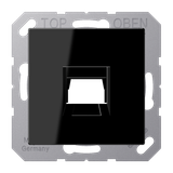 Centre plate for MJ f. 1 socket A1569-1WESW