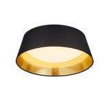 Ponts LED ceiling lamp 34 cm black/gold