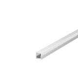 GRAZIA 20 LED Surface profile, flat, grooved, 3m, alu