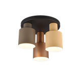 Agudo ceiling lamp 3-pc E27 multicolor