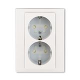 5522H-C03457 68 Shuko double socket outlet