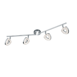 Tours LED spotlight 4-pc chrome