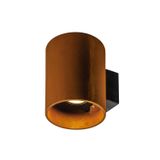 RUSTY® UP/DOWN WL, outdoor LED surface-mounted wall light round rust CCT switch 3000/4000K