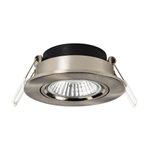 Downlight slim 200-240V  6W 2700K 400Lm 36D Ra90 Dim nickel