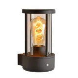 LORI Wall Light E27 IP44 H21.8cm Anthracite