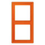 2-gang frame, orange LS982O