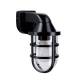 Wall fixture IP44 Corande E27 15W Black