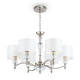 Neoclassic Alicante Chandelier Nickel