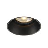 HORN-T recessed fitting, QPAR111, matt black, GU10, max.50W