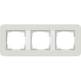 cov.fr. 3-g Gira E3 light grey/p.white