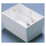 WALL-MOUNTING BOX - FOR PLAYBUS AND VIRNA PLATES - 1/2/3 GANG - CLOUD WHITE - SYSTEM/PLAYBUS