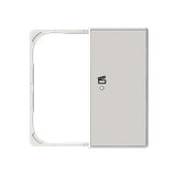 SRS-2-R-85DN Cover F@H SKY 2C.RI.Scene for Switch/push button Two-part button Sand - Sky Niessen