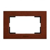 Karre Plus Accessory Wooden - Walnut Tree Two Gang Frame