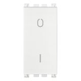 2P 16AX 1-way switch white