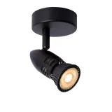 Lucide CARO - Ceiling spotlight - Ø 9 cm - 1xGU10 - Black