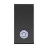 CLASSIA - PUSHBUTTON ILL. BELL 12V BLACK