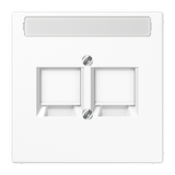 Centre plate for MJ f. 2 sockets LS1969-2NAWEWW