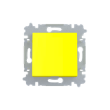 3938H-A00034 64W Cable Outlet / Blank Plate / Adapter Ring Cable outlet 0 gang yellow - Levit