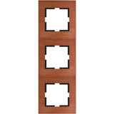 Novella Accessory Wooden - Walnut Tree Three Gang Frame